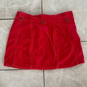 Free People We The Free Bright Red Skirt